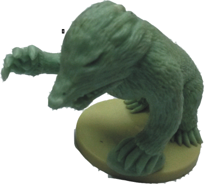 Échantillon de production de la figurine du Molox