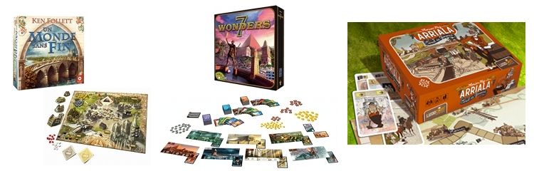 Un monde sans fin, 7 Wonders et Arriala