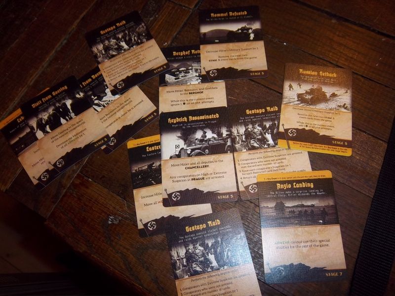 Quelques exemples de cartes évènements