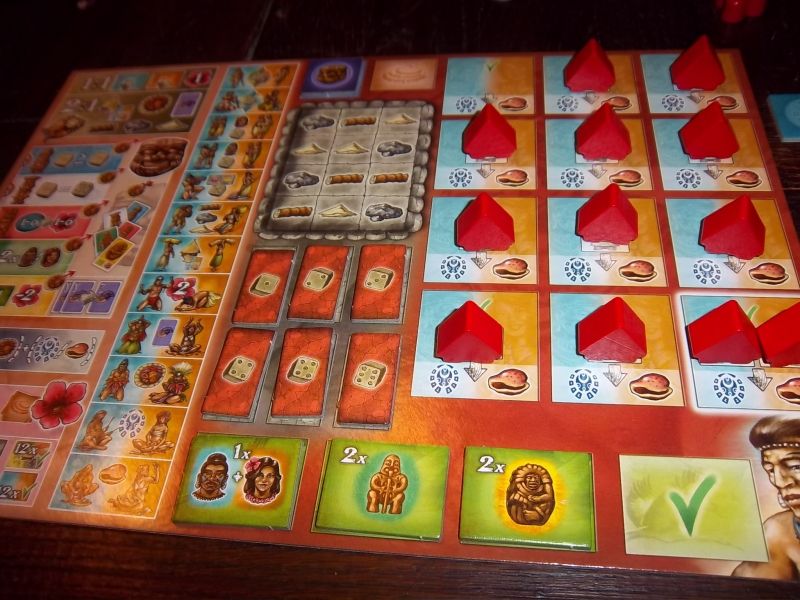 Mon plateau individuel en début de partie...