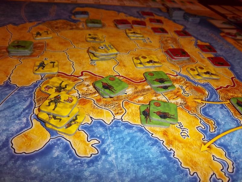 Une fin de partie plus difficile pour les Gallois...au fond, les Normands dans la Manche vont bientôt débarquer. 