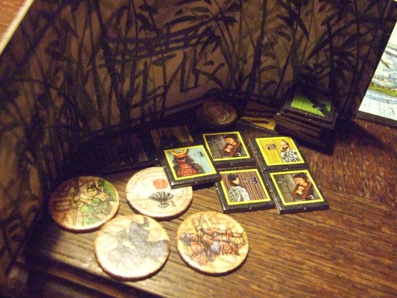 une vue de derrière mon paravant...