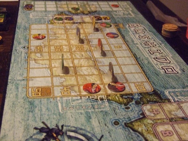 Le plateau où sont marqués notamment points de victoire et points d'Honneur