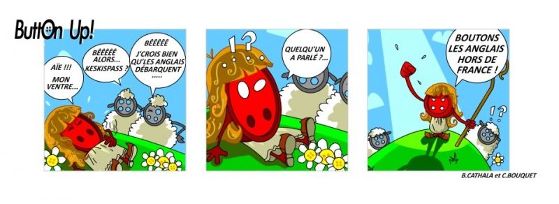 Jeanne D'arc, vue par Button Up !