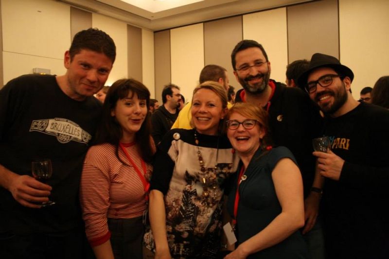 super cocktail chez Iello avec Yoann Levet, Shanouillette, Celine Levet, Marie Cardouat, ze Steampark Team...