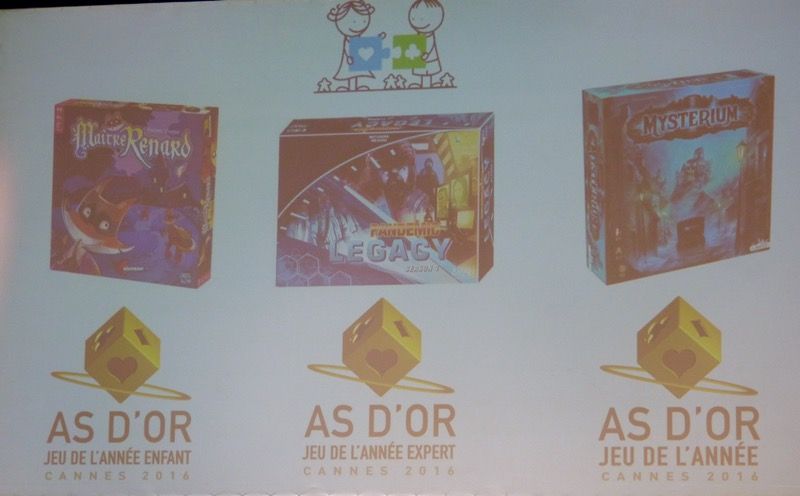 Fin de cette cérémonie des As d'Or avec les grands gagnants 2016