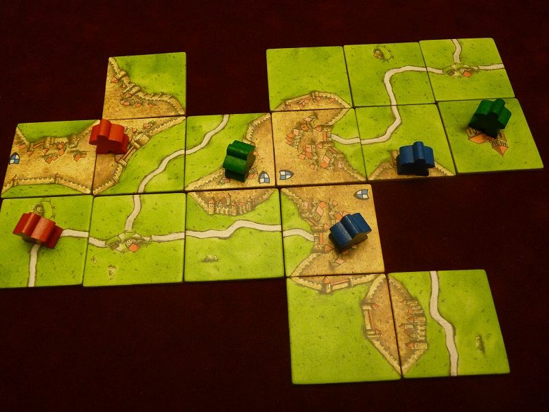 Début des hostilités entre Robert (Vert) et moi (Bleu)