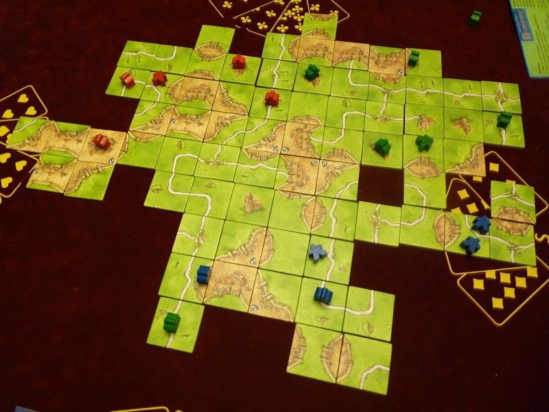 Fin de la partie (j'ai réussi à obtenir la ville en fermant de sorte à ce que j'ai deux partisans contre un).