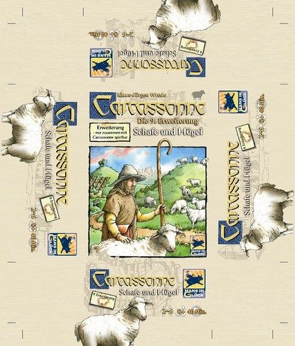 Carcassonne: Schafe und Hügel 