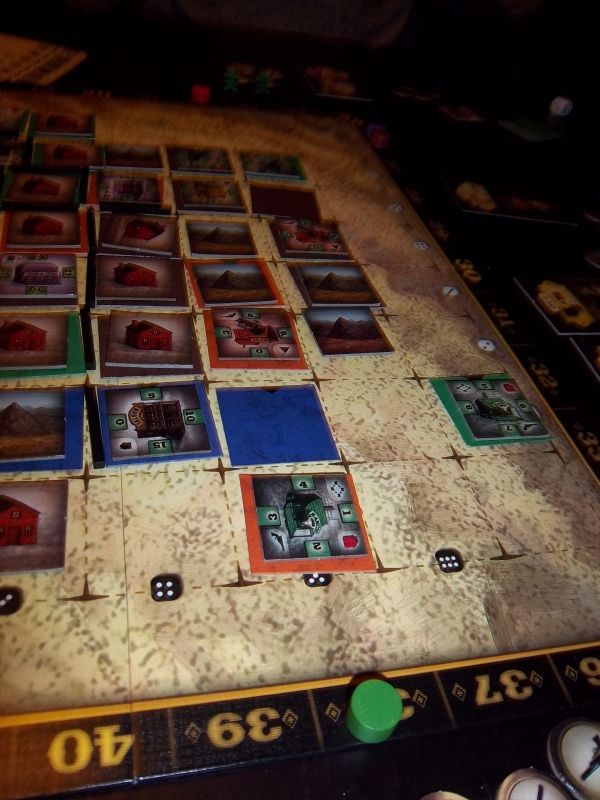 Le marqueur du desperado Cormyr est loin devant les notres...(si, si, regardez bien, on les aperçoit au fond).