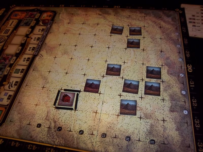 Le plateau au départ...