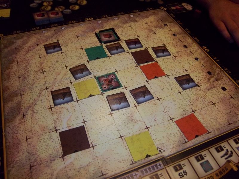 Les positions de départ...