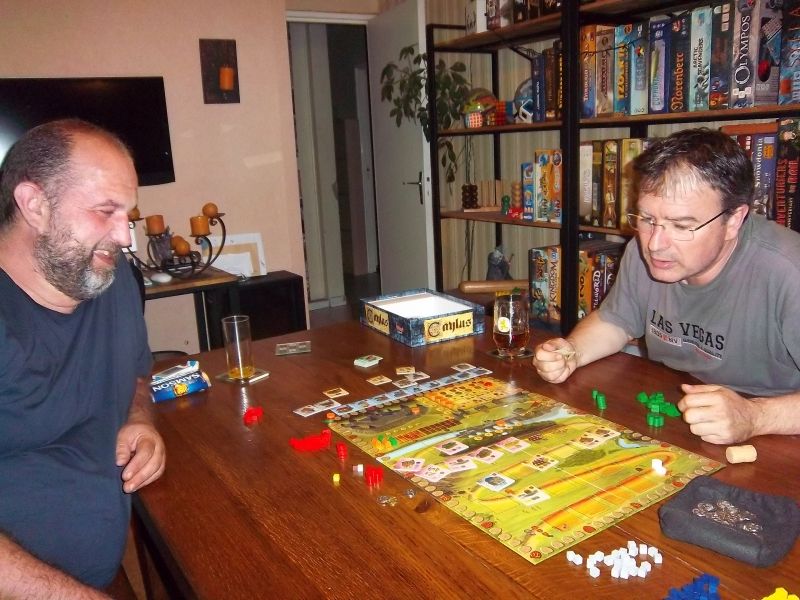 Mes deux adversaires d'hier soir : Monsieur Marco et monsieur Cormyr. 