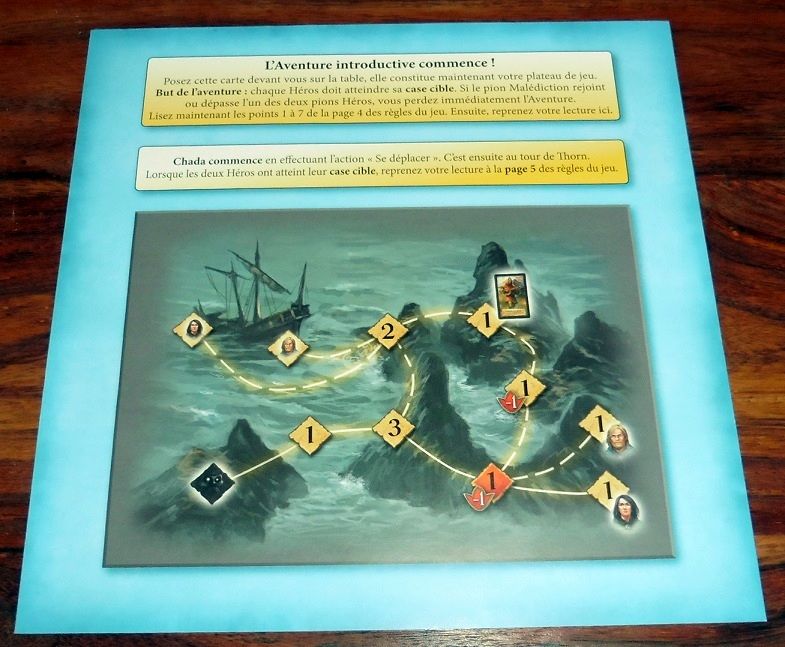 Comme dans Andor, on retrouve un tutoriel pour nous apprendre à jouer.