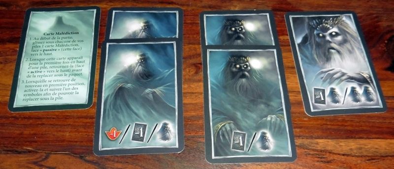 6 cartes Malédiction... plus ou moins violentes !