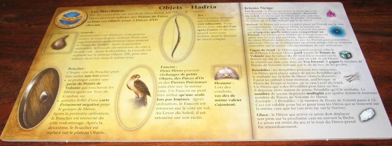 Le plateau objet (verso du précédent) pour Hadria et ses jetons neige...