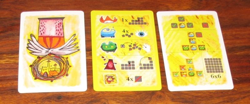 La carte Champion (pour 2 joueurs) et les 2 aides de jeu recto/vero