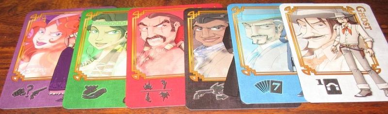 Celles-ci ne servent qu'à tirer au sort le premier joueur et sont remplacées par les fiches "Bonus personnage"