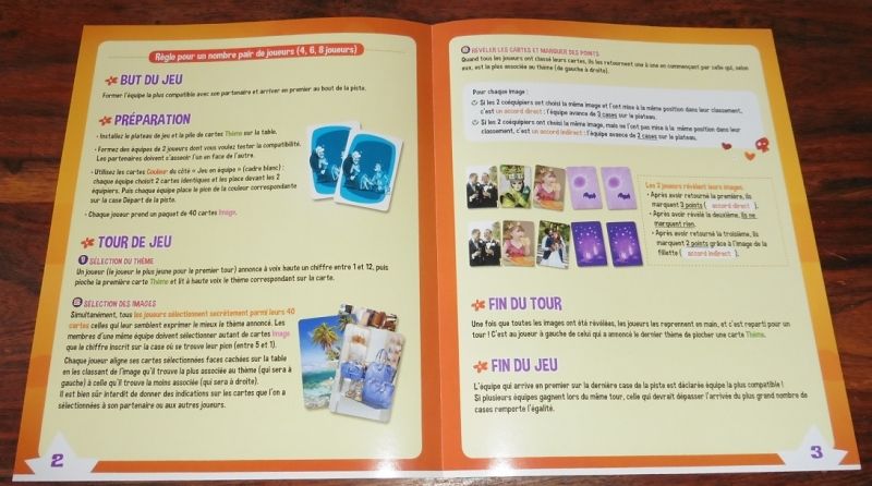 Pas plus de 4 pages ne seront nécessaires pour vous expliquer les 2 modes de jeu (en fonction du nombre pair ou impair de joueurs)