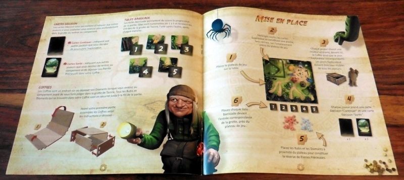 Les règles sont bien illustrées, rapidement expliquées et assimilées par les joueurs.
