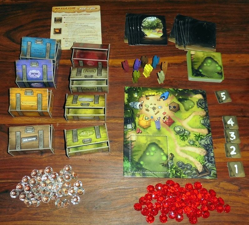 Y'a pas à dire, vu la petite taille de la boite, on ne se moque pas de nous : y a du beau matériel et en quantité !