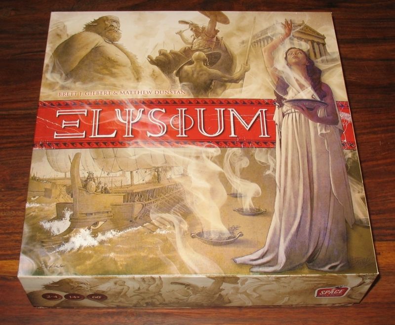 Une boite dans un style artistique orienté Antiquité.