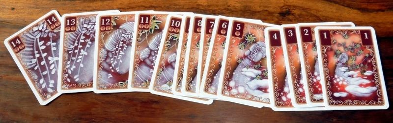 On remarquera le zoom progressif sur l'illustration de base de la carte 1.