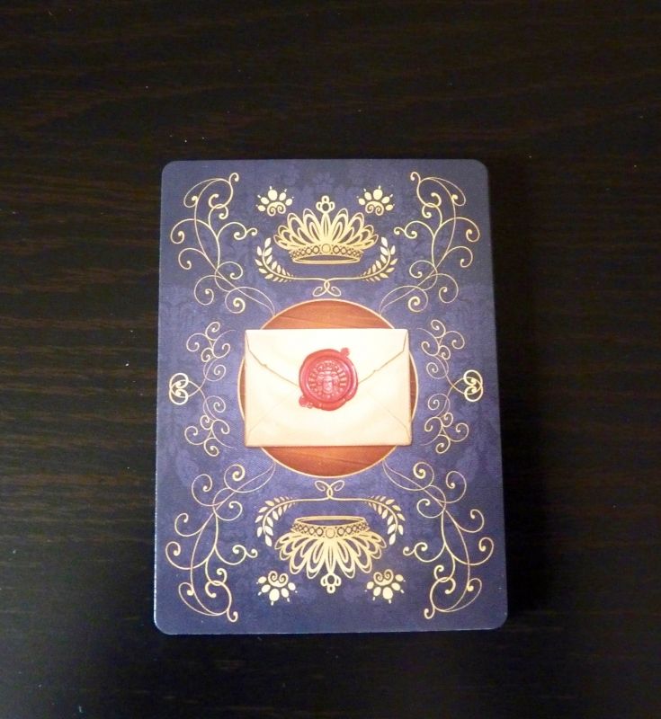 Le dos des 22 cartes Demande Secrète.