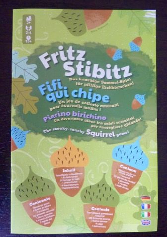 Le livret de règles (2 pages par langue).