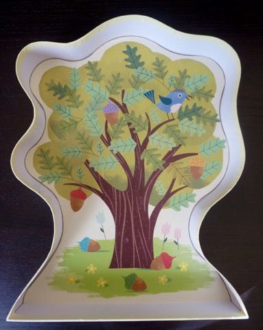 L'intérieur de la boite sans le matériel avec le fond de la boite qui va servir d'espace de jeu.