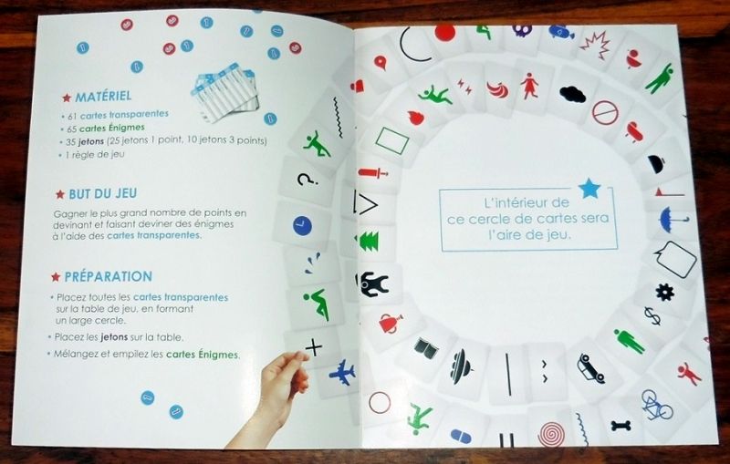 Un tout petit livret de règles très bien illustré