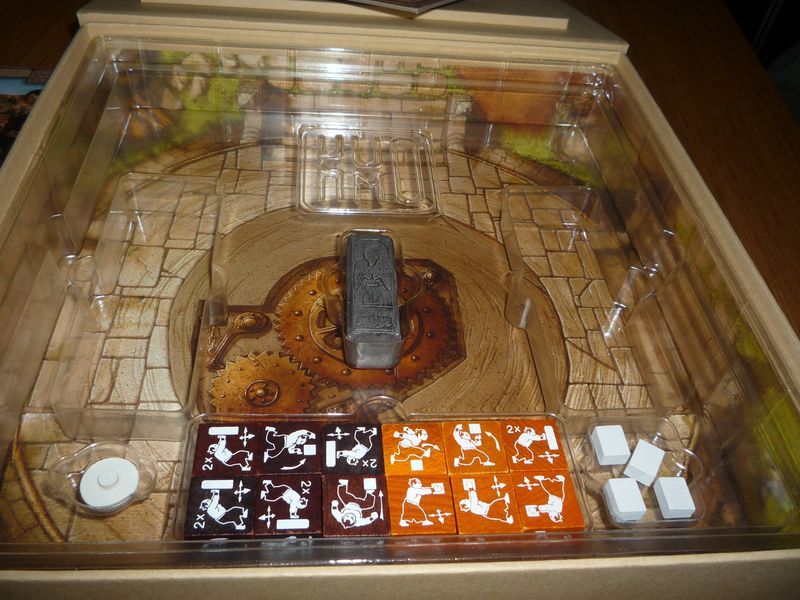 L'intérieur de la boite