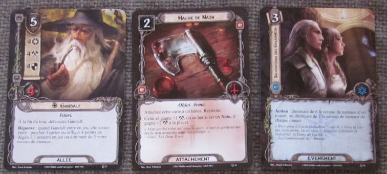 Les cartes aventures