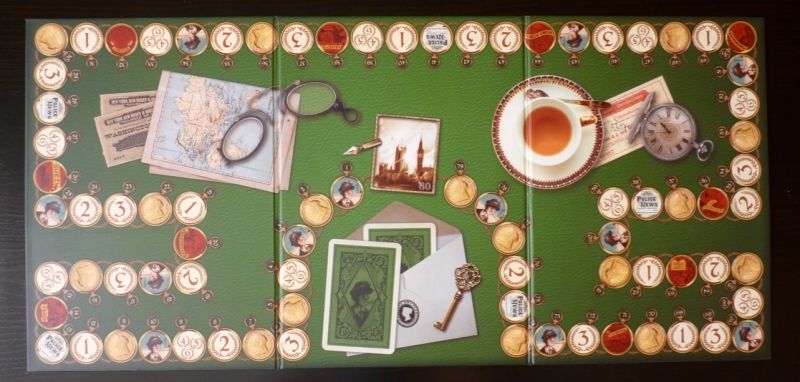 Il y a bien cette fois 80 cases pour parcourir le monde toutes numérotées pour rendre plus facile tous les déplacements.