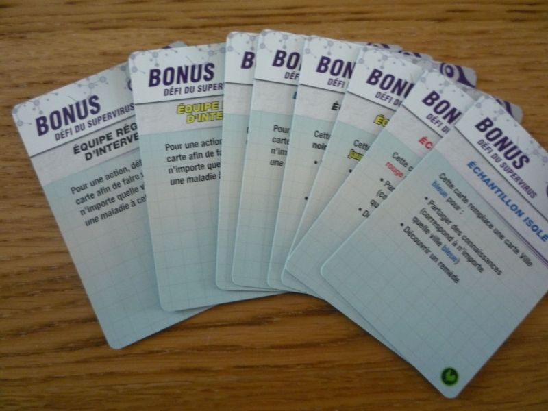 De nouvelles cartes bonus