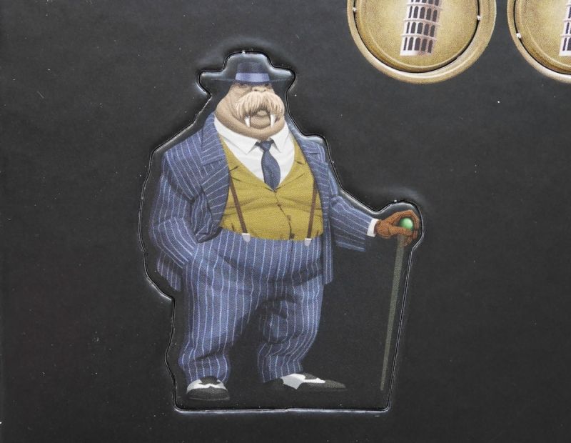 Gros plan sur le marqueur du parrain : "Momo les dents longues"