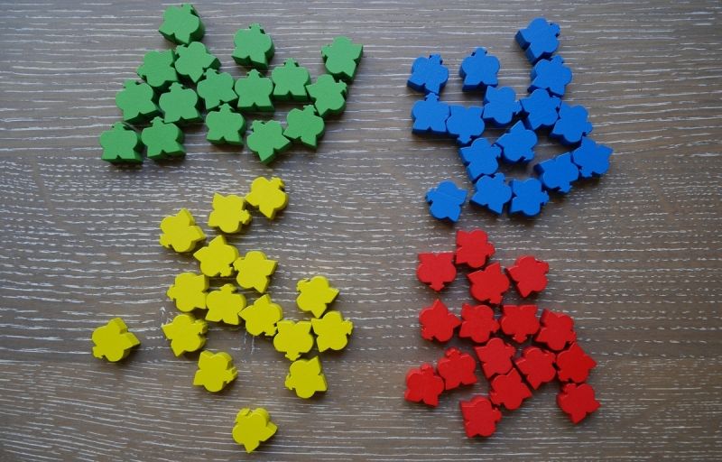 Des "super-meeples" qui vont occuper les points stratégiques de la ville.