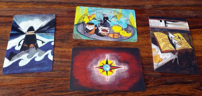 Même les dos des cartes sont des chefs-d'œuvre...