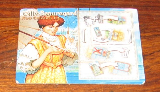 Une aide de jeu très simple mais terriblement efficace et utile se se trouve au dos de chaque fiche personnage.