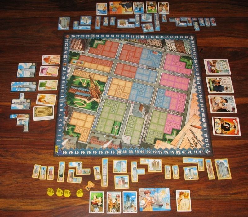 Une mise en place pour 2 joueurs prêts à en découdre pour le contrôle de New York !