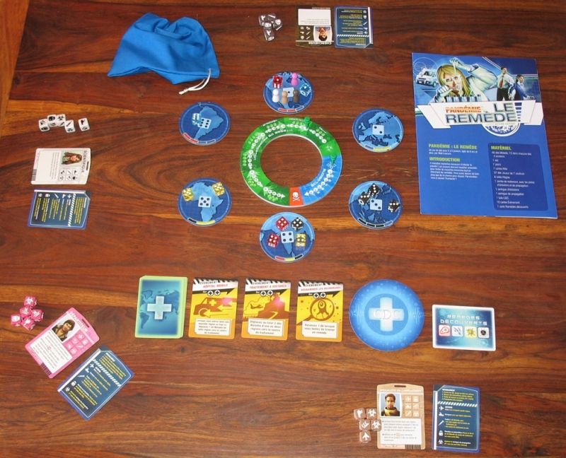 Une mise en place complète à 4 joueurs : prêt à en découdre !