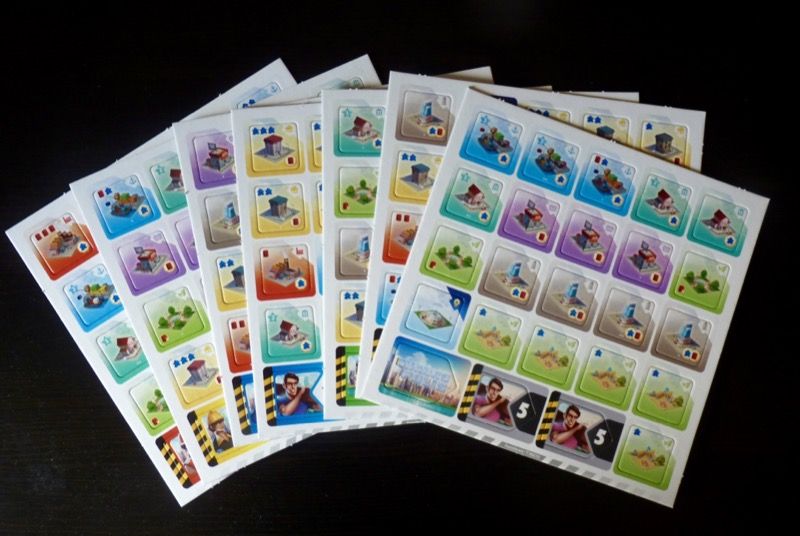 7 planches de tuiles bien épaisses à dépuncher !!!