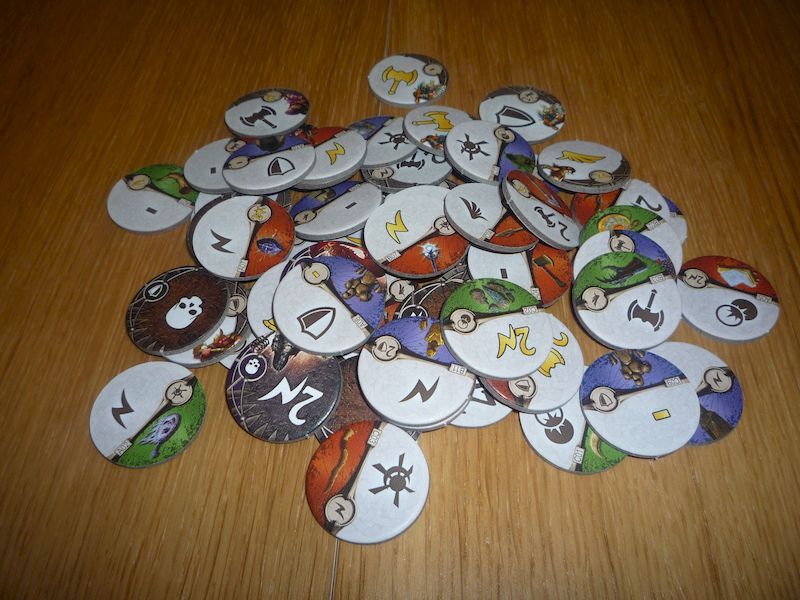 Mettez a disposition tous les pions de combats.