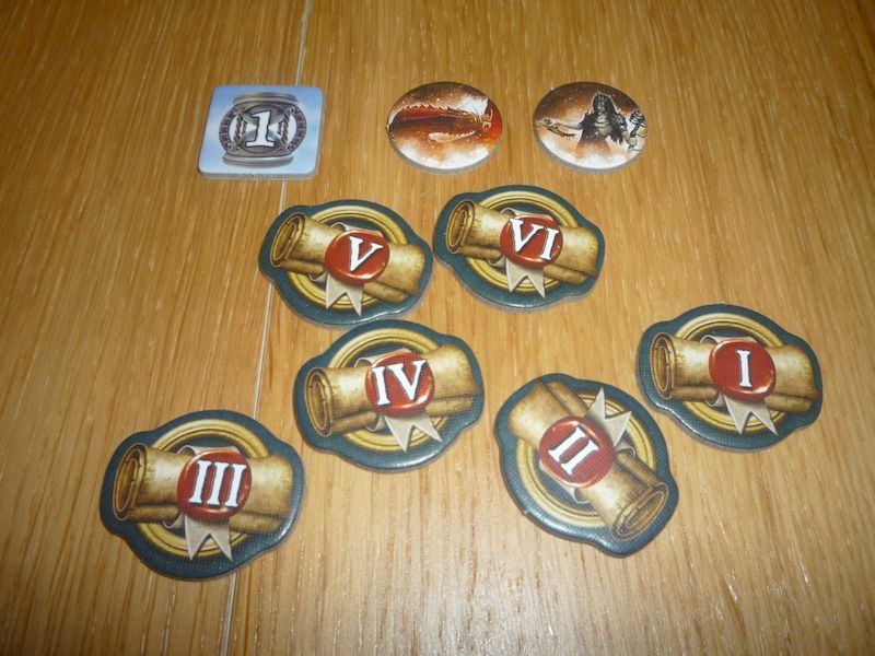 Afin de marquer la progression du jeu et du boss (dommage qu’il n’y ait pas une figurine pour le boss).