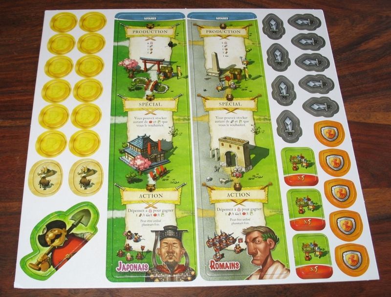Japonais, Romains et encore plus de jetons !!!