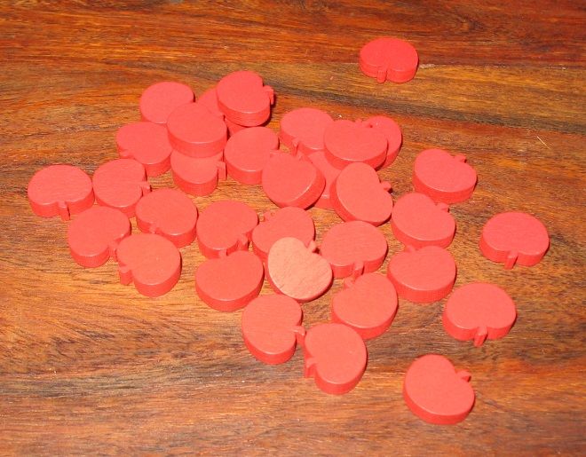 Elles ne sont pas magnifiques ces pommes rouges ?