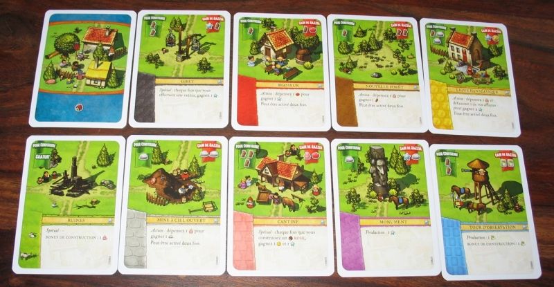 Différents types de cartes...