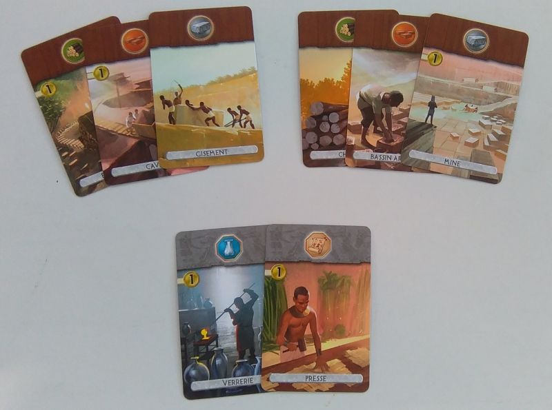 Les 5 types de ressources (au premier age). Au revoir métal et tissu rose.