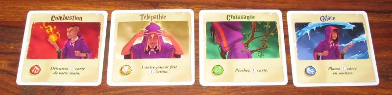 Les 4 sorts de base de chaque étudiant...