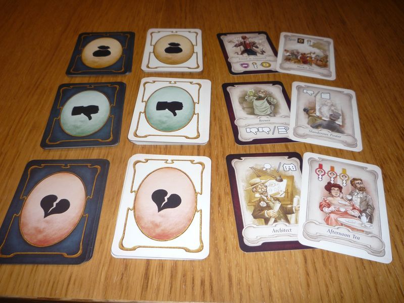 Les cartes liées aux trois compétitions